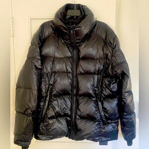S13 Sam Black Down Puffer Coat Women’s Large No Hood